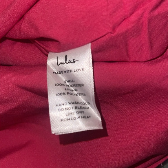 Lulus Upgraded Event Pink Jacquard Strapless Bustier Midi Dress  Large NWT - Picture 13 of 14